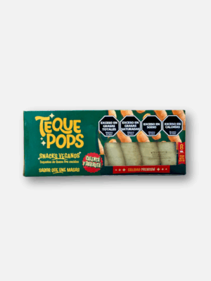 TEQUEÑOS VEGANOS FRITOS TERMINADOS P/RETAIL X 10 PACKS DE 8 UNIDADES (80 UNIDADES)